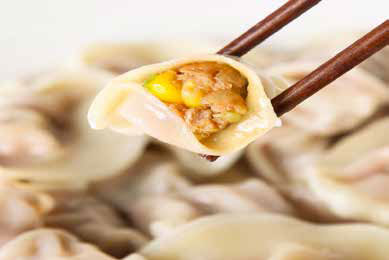 玉米蒸饺